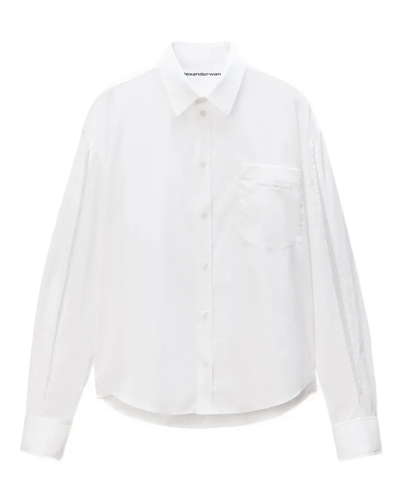 Alexander Wang Hemd mit Schlitzen - 100 WHITE 100