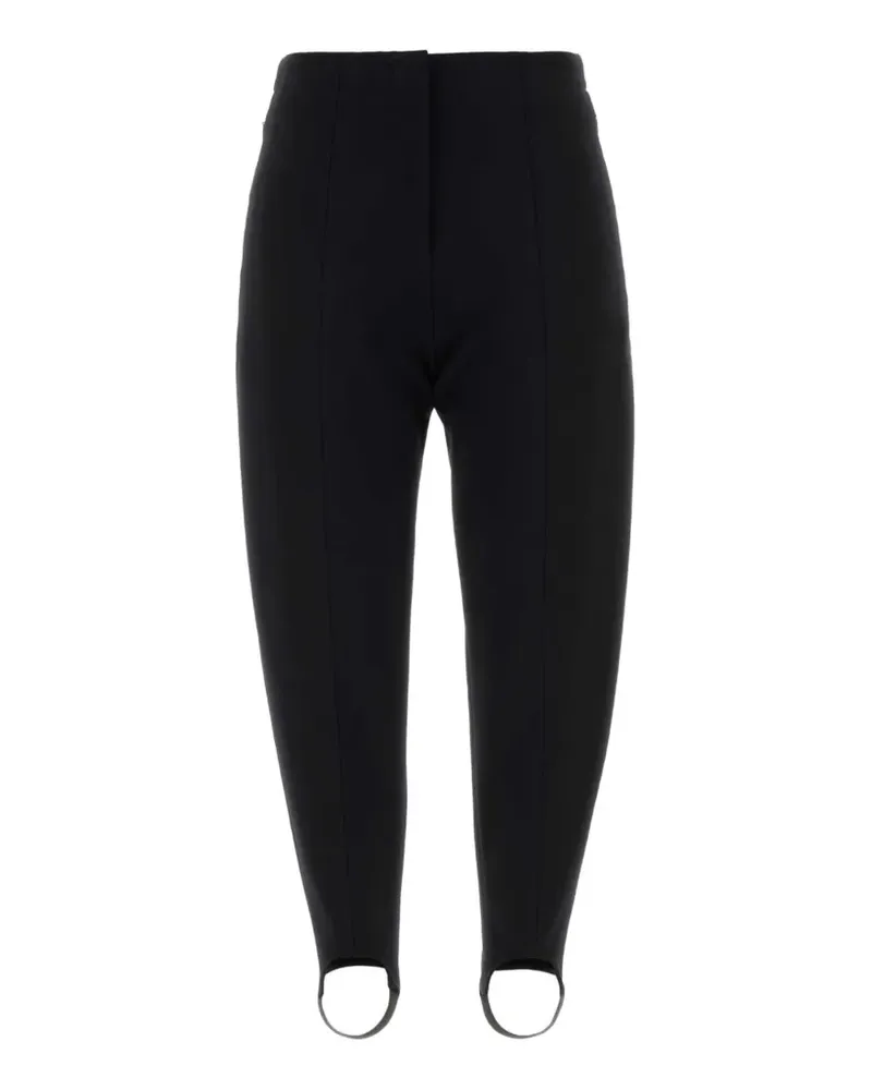 Loewe Steghose mit schmalem Bein - Schwarz Schwarz