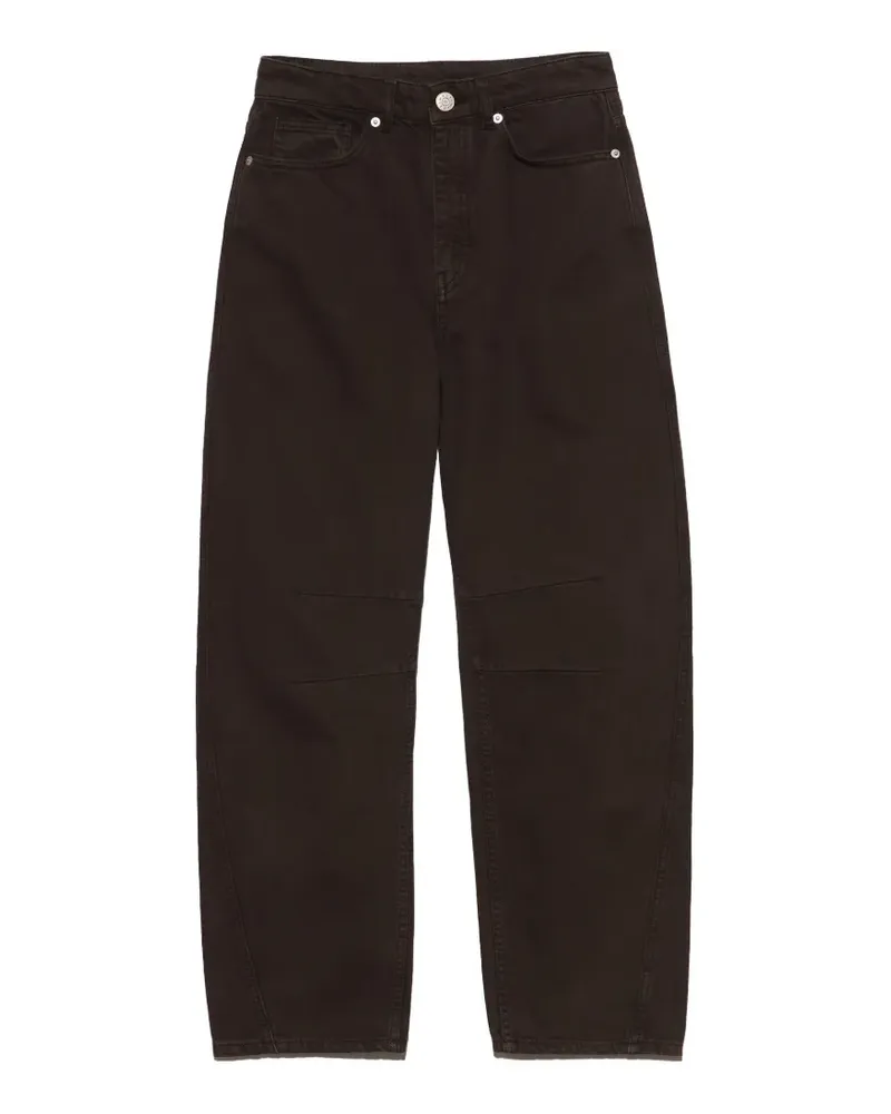BIMBA Y LOLA Barrel Jeans im 5-Pocket-Design - Braun Braun