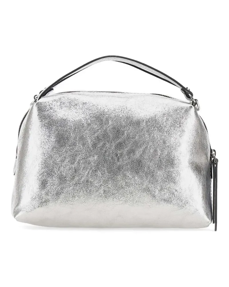 Gianni Chiarini Alifa leather top-handle tote bag - Silber Silber