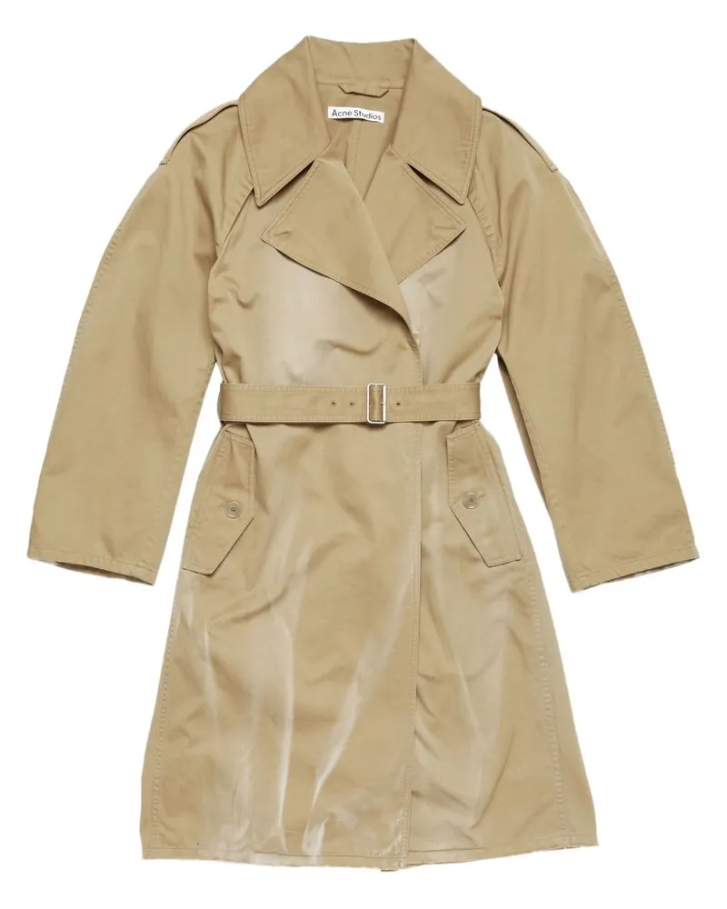Acne Studios Trenchcoat mit Gürtel - Nude Nude