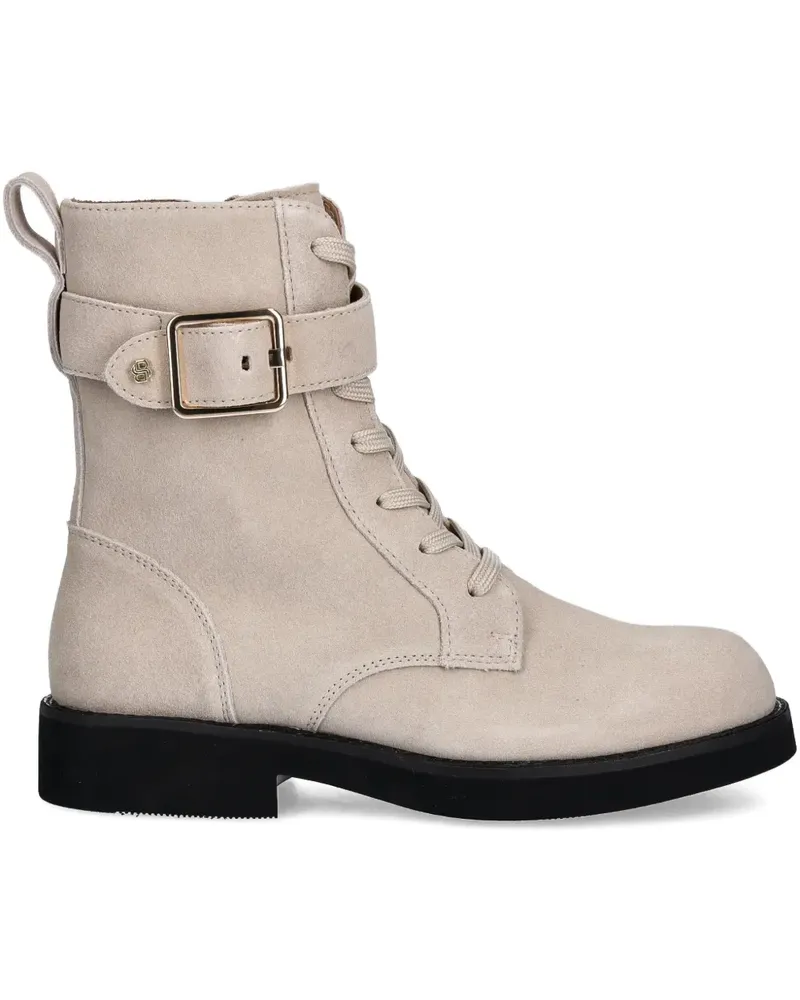 HUGO BOSS Stiefeletten mit Schnalle - Nude Nude