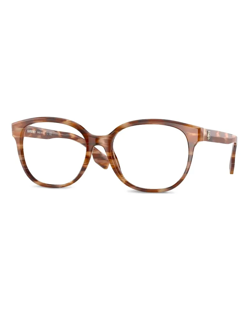 Burberry Brille mit eckigem Gestell - Braun Braun