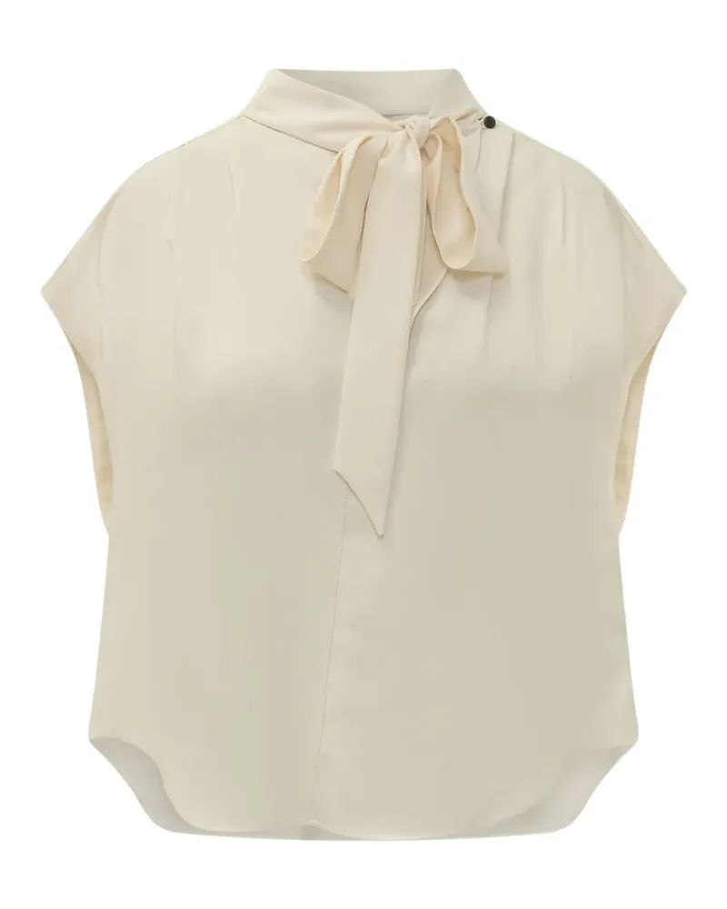 Isabel Marant Selene-GB Hemd mit Schleife - Nude Nude
