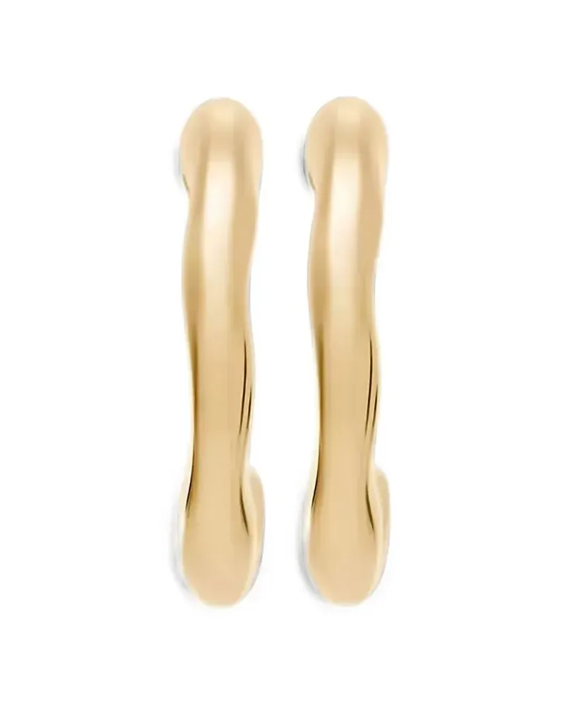 Skagen Ohrringe imit organischer Form - Gold Gold