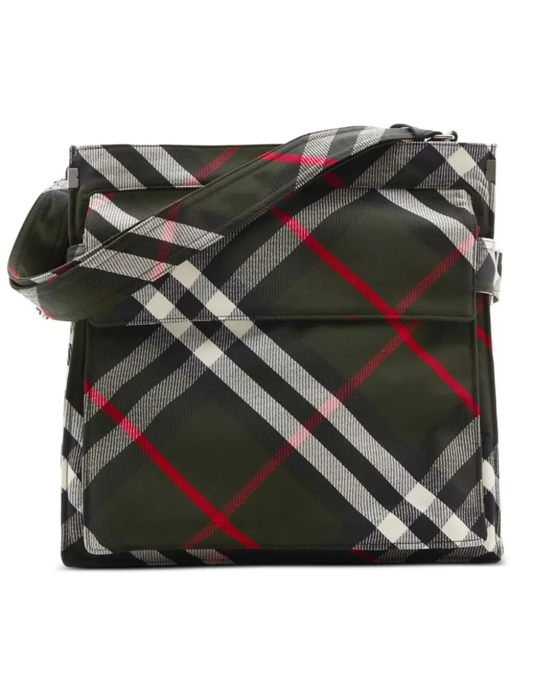 Burberry Mittelgroße Trench Handtasche - Grün Grün