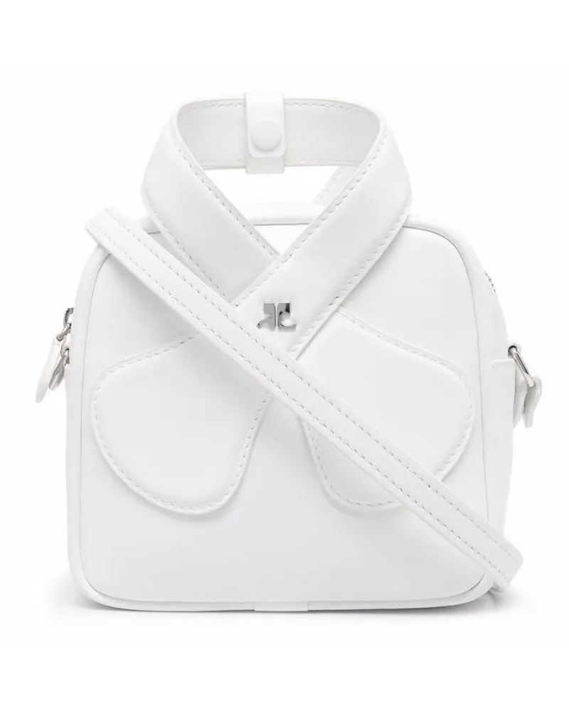 Courrèges Loop Handtasche - Weiß Weiß