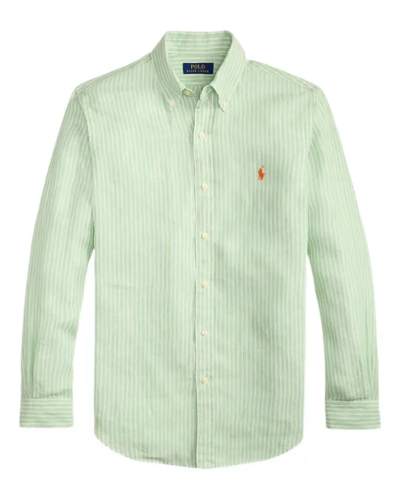 Ralph Lauren Gestreiftes Hemd - Grün Grün
