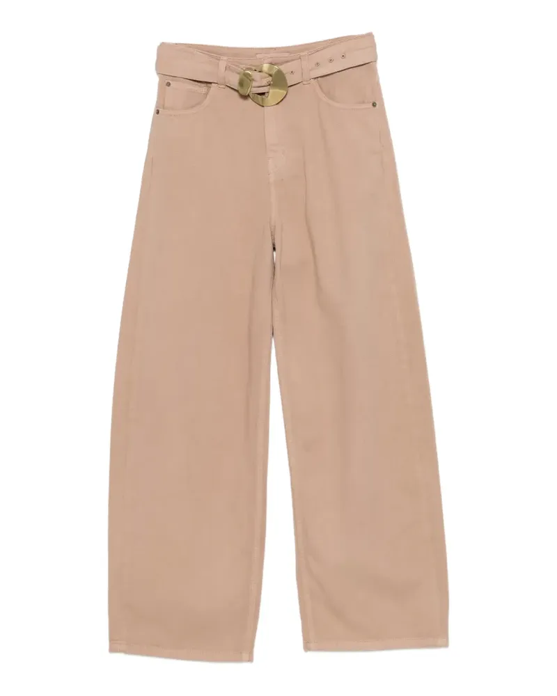 Twin-Set Jeans mit Gürtel - Nude Nude