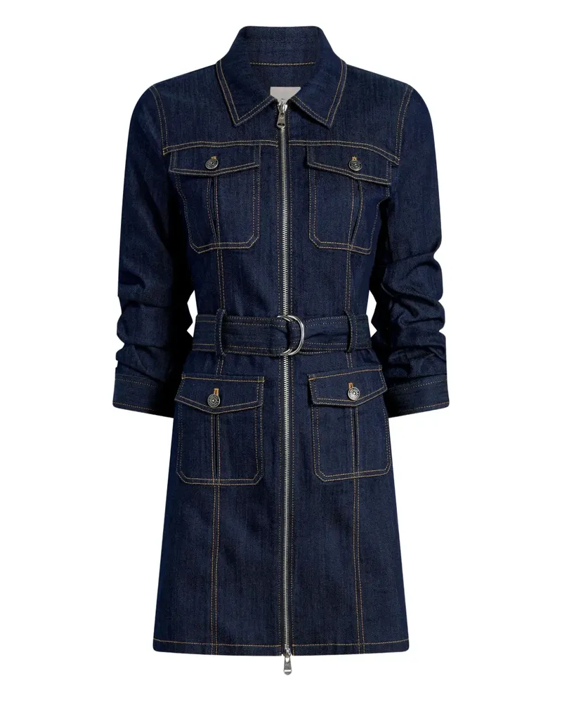 Cinq à Sept Fauna Jeanskleid - Blau Blau