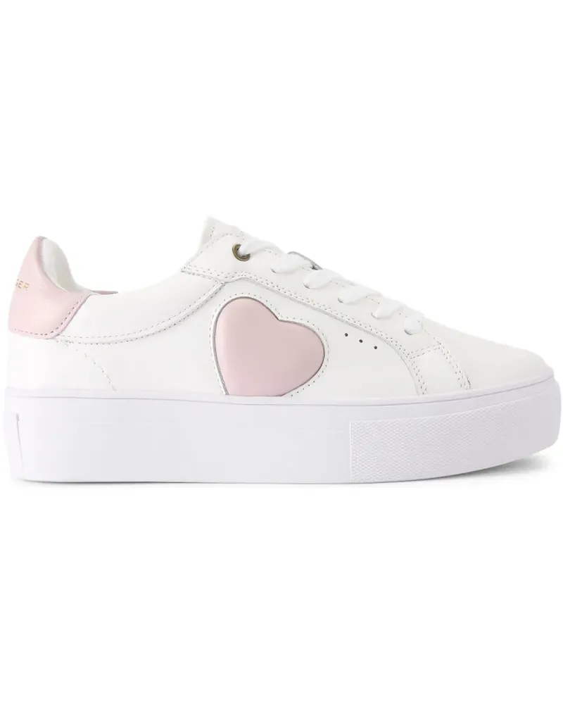 Kurt Geiger Lana Heart Sneakers - Weiß Weiß