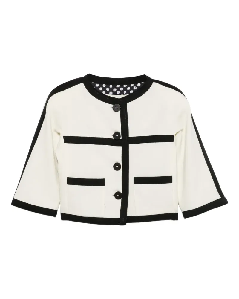 Alessandro Enriquez Cropped-Jacke - Nude Nude