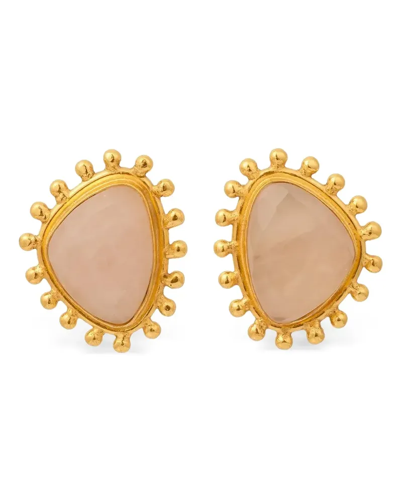 Sylvia Toledano Dots Ohrringe mit Quarz - Gold Gold