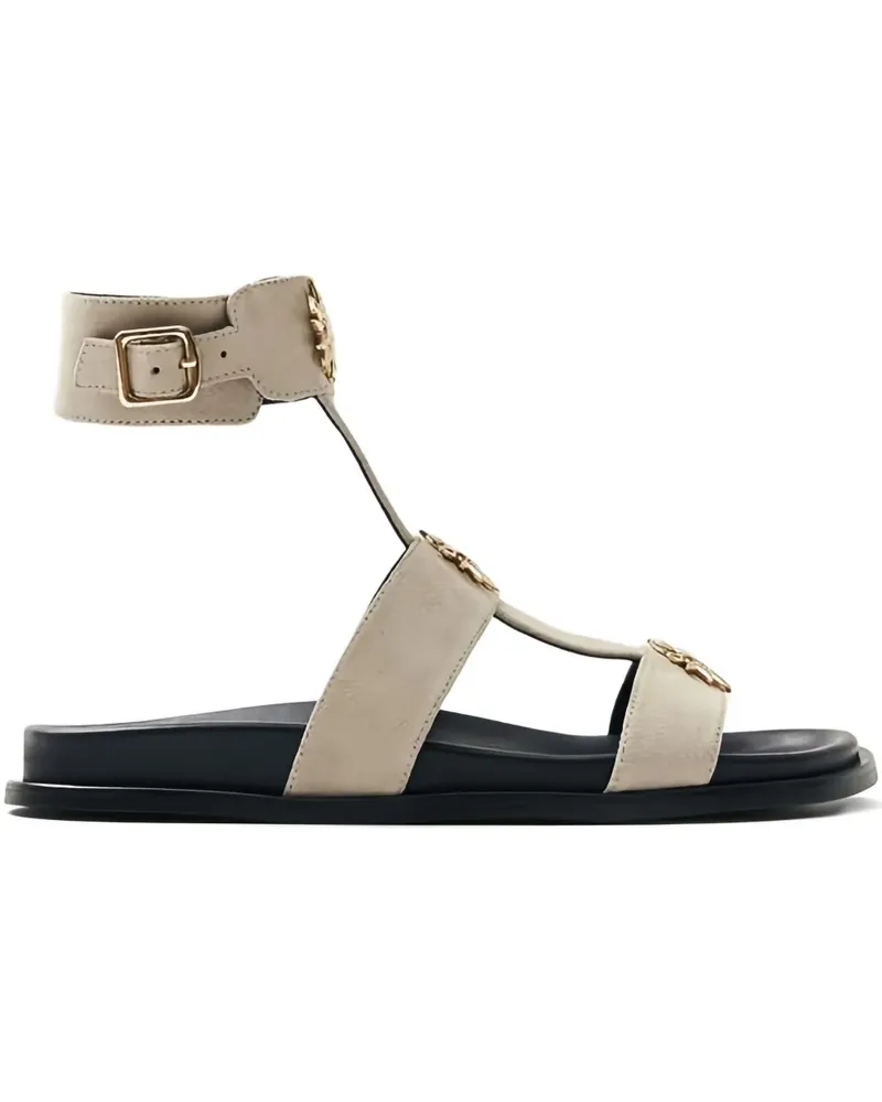 Alohas Clarisa buckle embellished sandals - Nude Nude