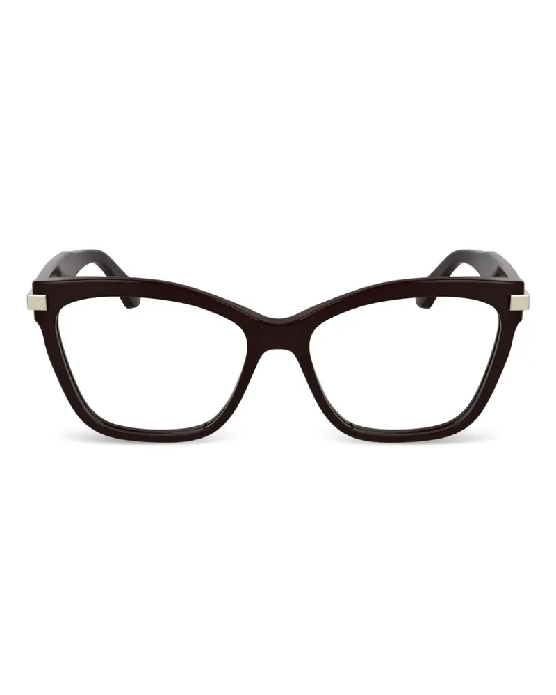 Calvin Klein Cat-Eye-Gestell - Braun Braun