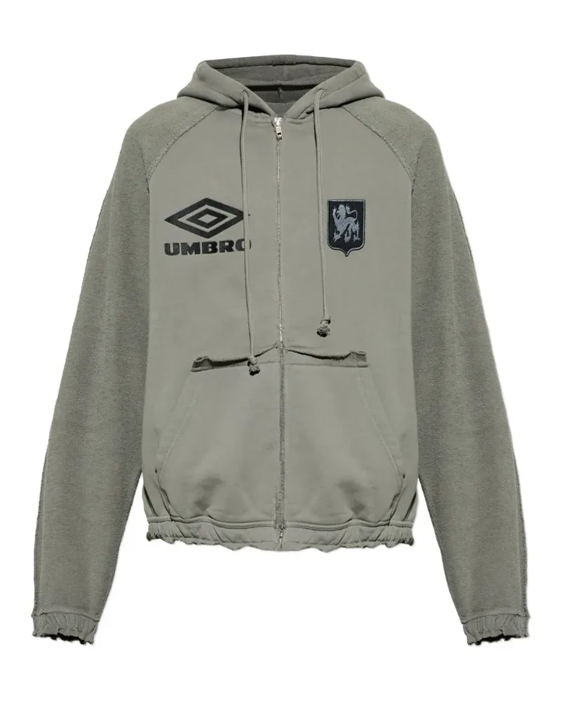 Umbro logo-embroidery sweatshirt - Grau Grau