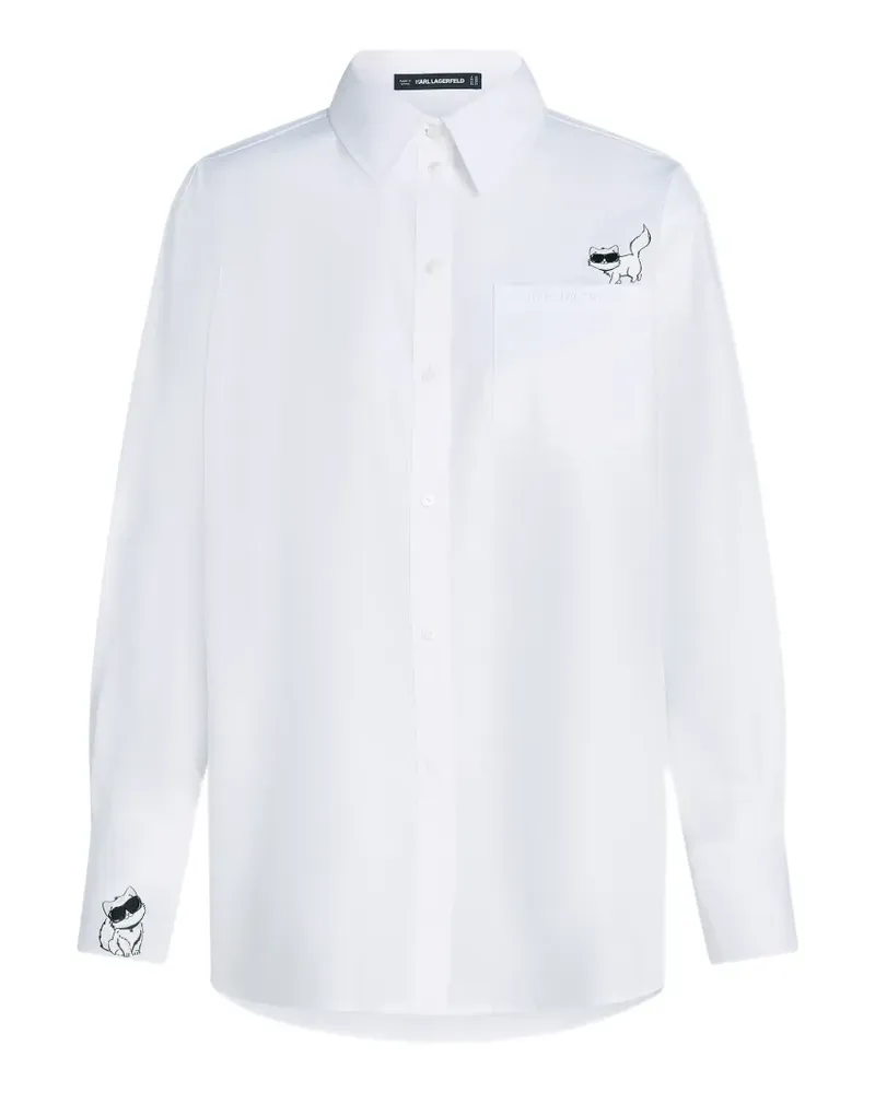Karl Lagerfeld Ikon Choupette shirt - Weiß Weiß