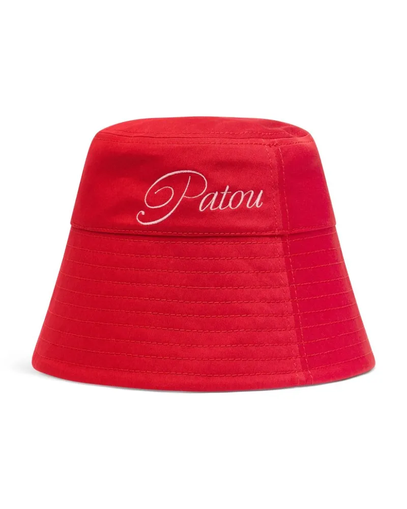 Patou Fischerhut mit Logo-Stickerei - Rot Rot