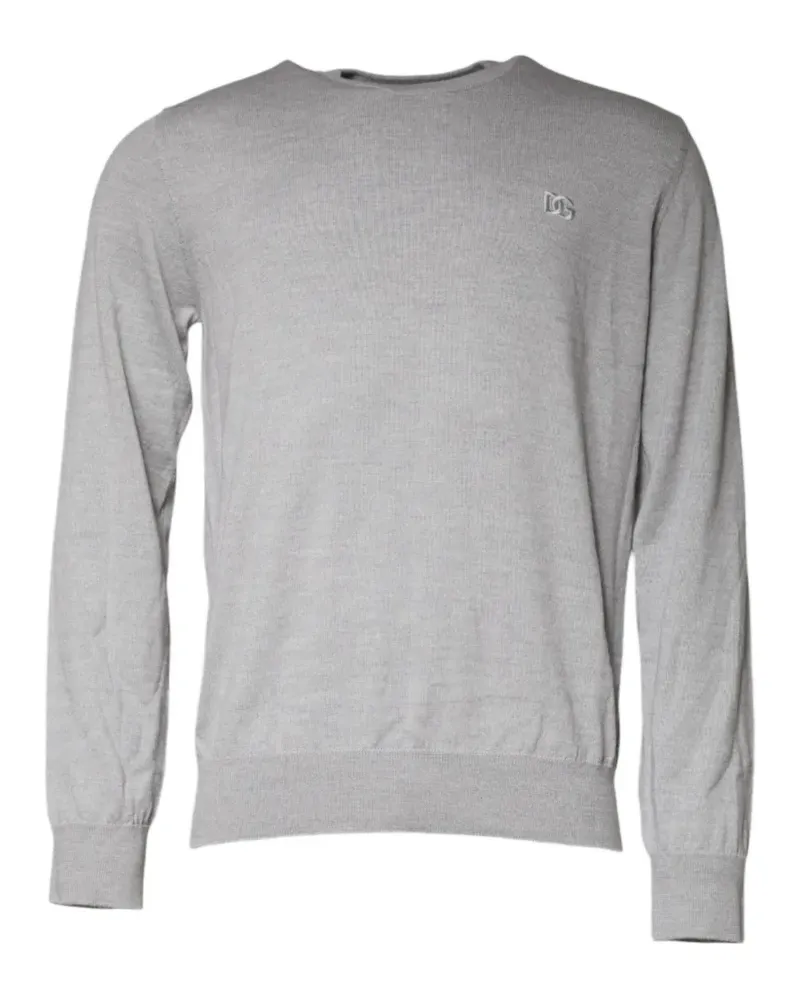 Dolce & Gabbana Pullover mit rundem Ausschnitt - Grau Grau