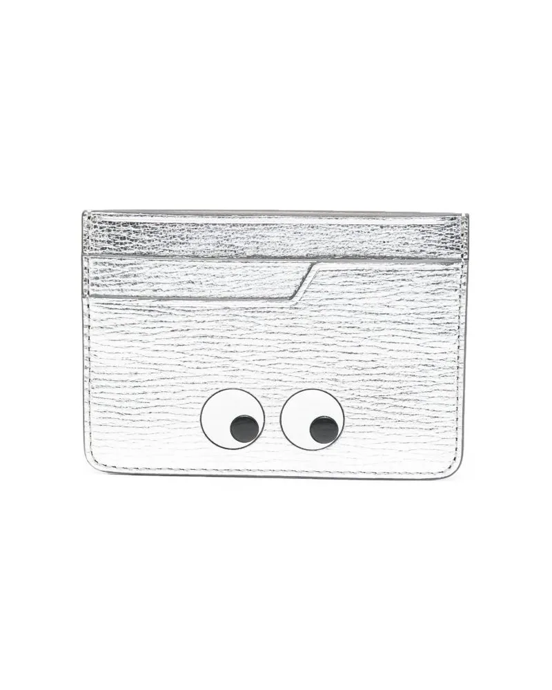 Anya Hindmarch Eyes' Kartenetui - Silber Silber