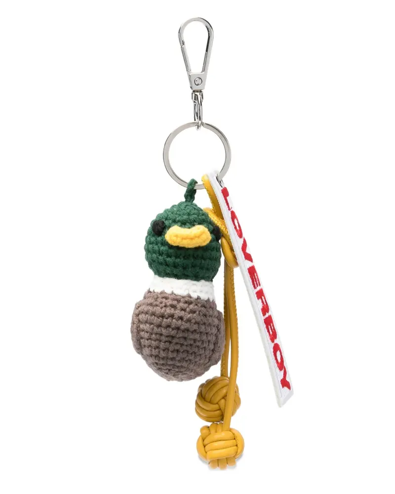 Charles Jeffrey Loverboy Taschenanhänger mit Ente - Grün Grün