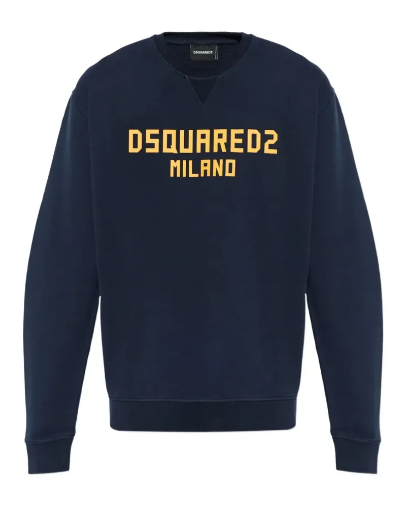 Dsquared2 logo-detail sweatshirt - Blau Blau