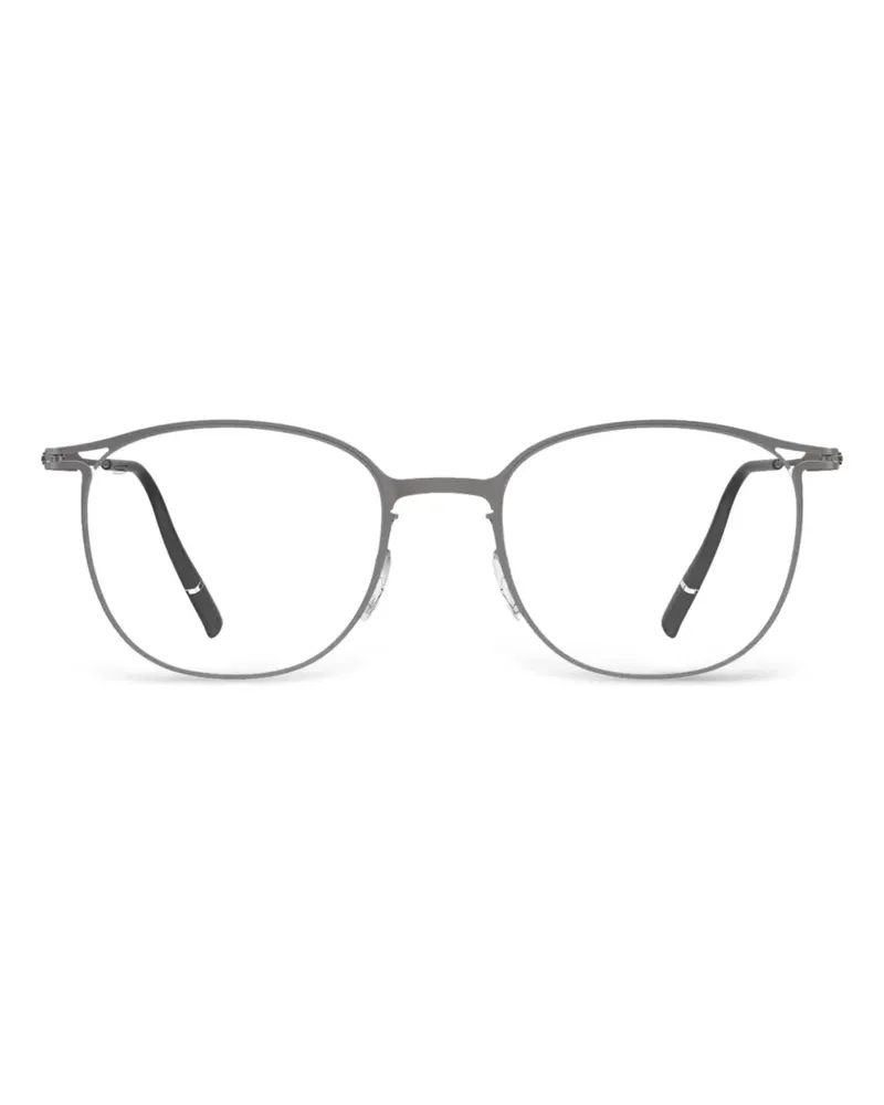Silhouette Titanium Reframed round-frame glasses - Grau Grau