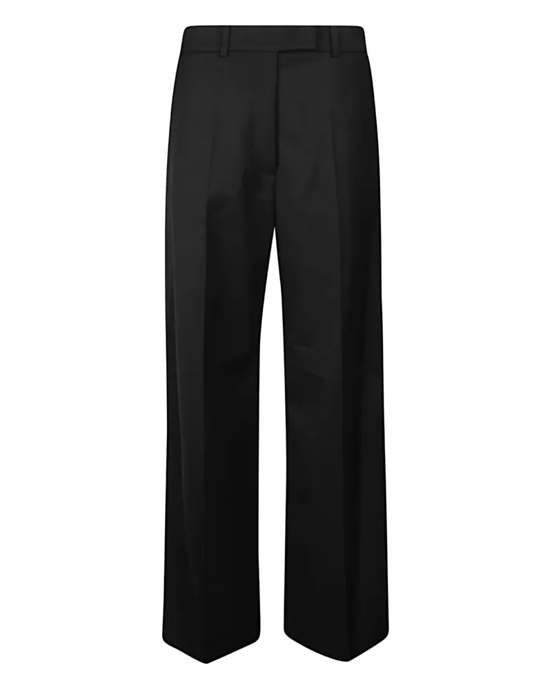 FRANKIE Shop Plissierte Hose - Schwarz Schwarz