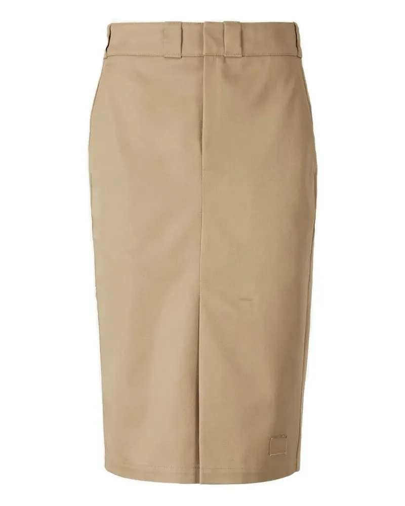Maison Margiela tailored midi skirt - Nude Nude