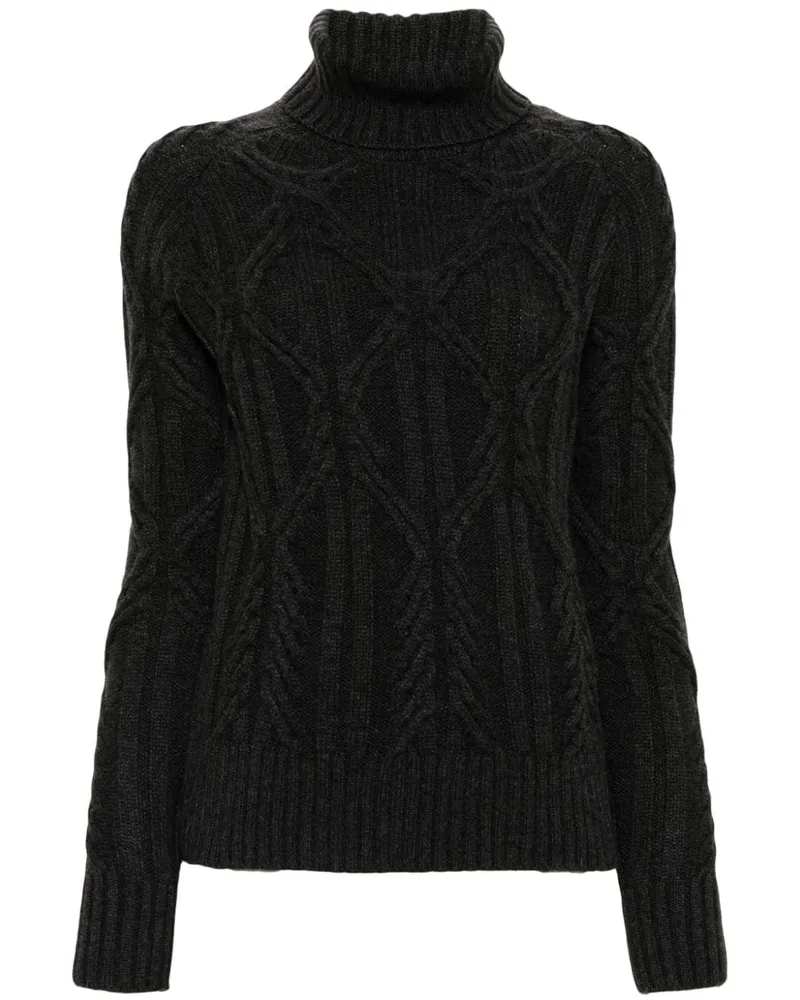 MOORER Anna-Cws Pullover aus Kaschmir - Grau Grau