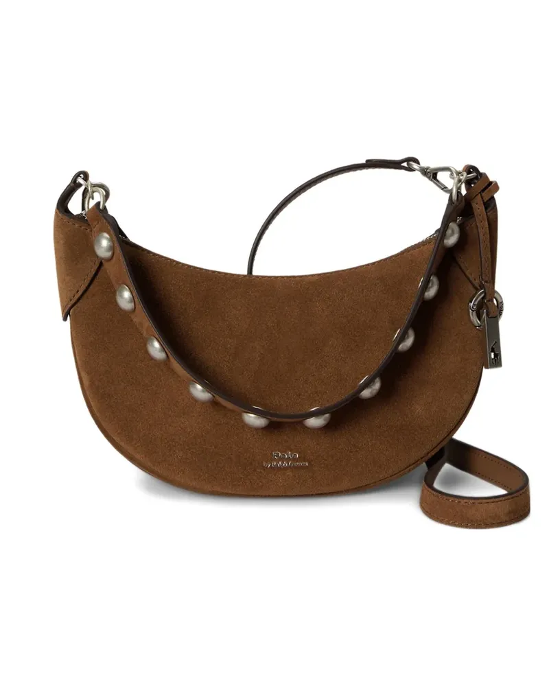 Ralph Lauren Kleine Polo ID Schultertasche - Braun Braun
