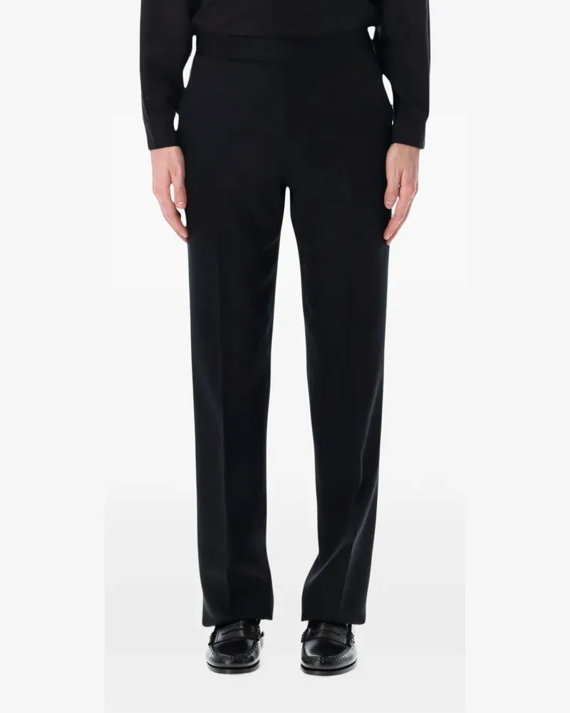 LARDINI pressed-crease trousers - Schwarz Schwarz