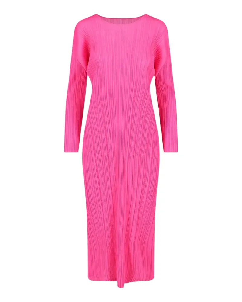 Issey Miyake pleated midi dress - Rosa Rosa