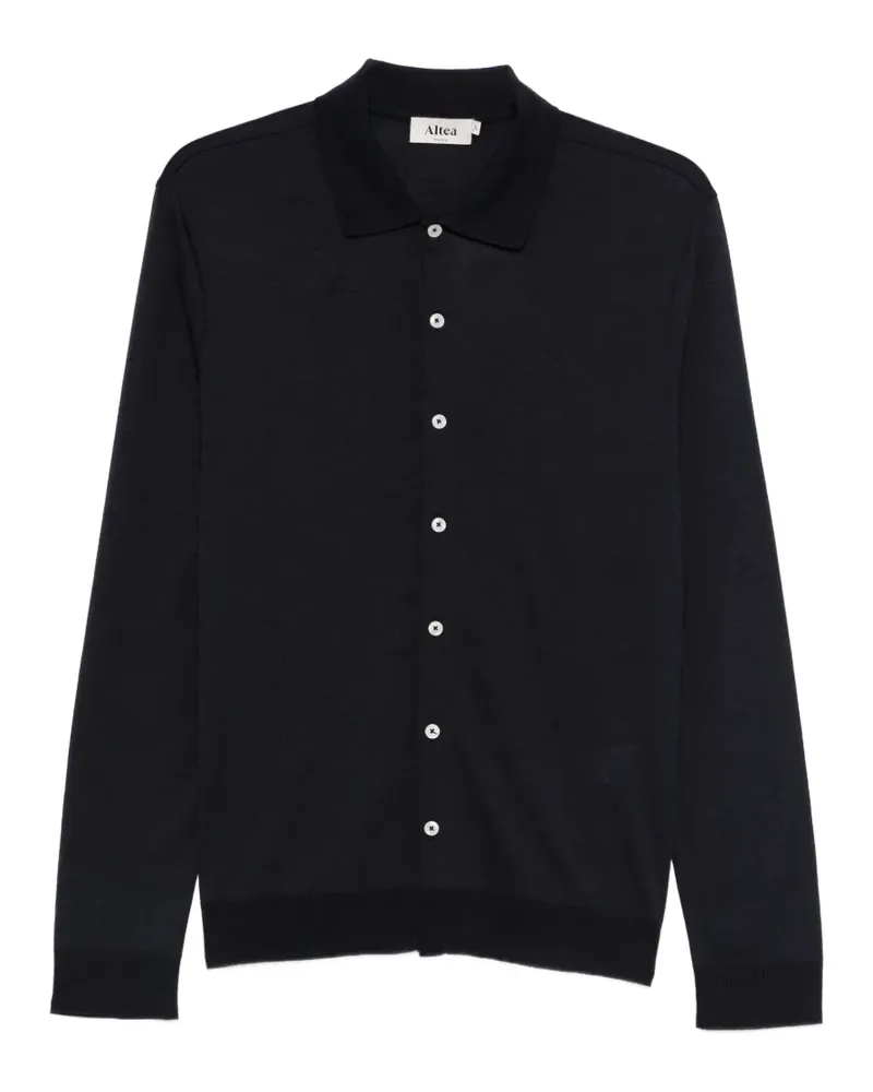 Altea knitted shirt - Blau Blau