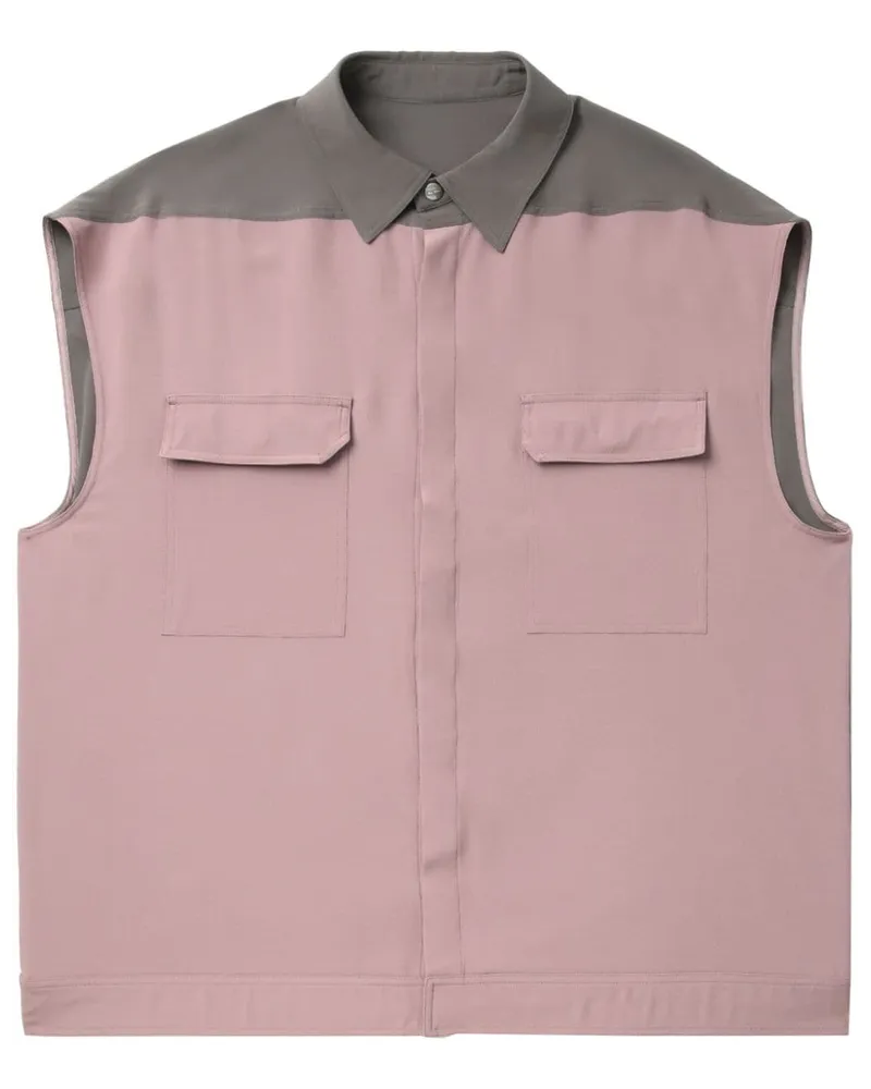 Rick Owens Ärmelloses Hemd - Rosa Rosa
