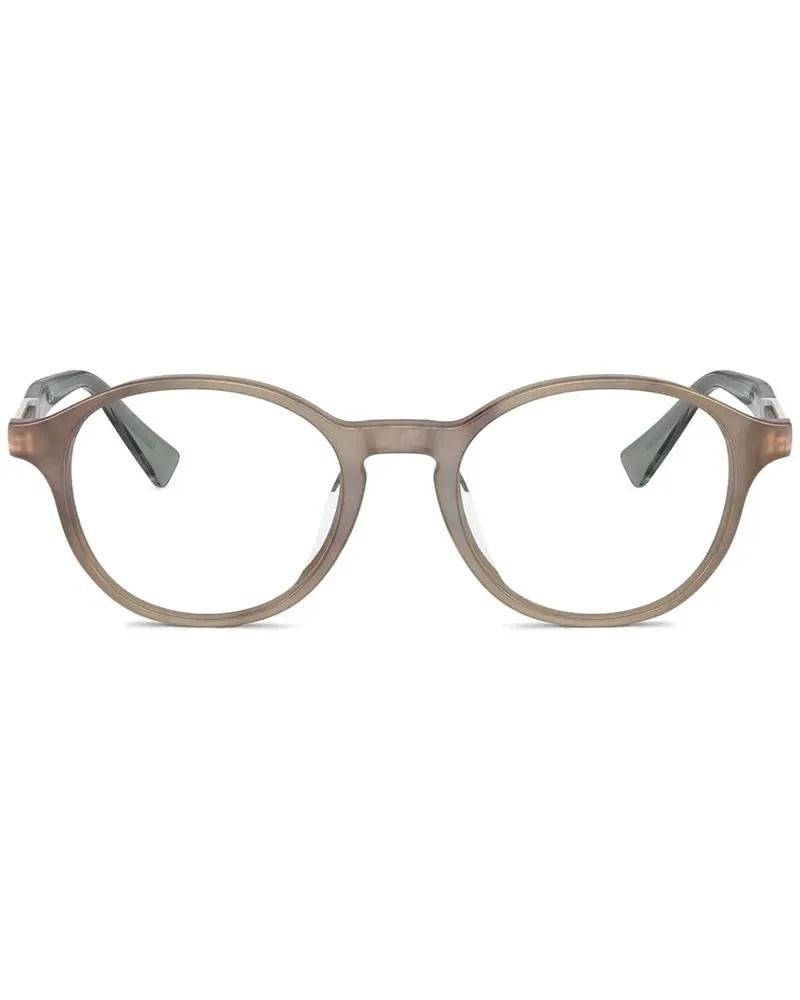 Brunello Cucinelli Brille mit rundem Gestell - Braun Braun