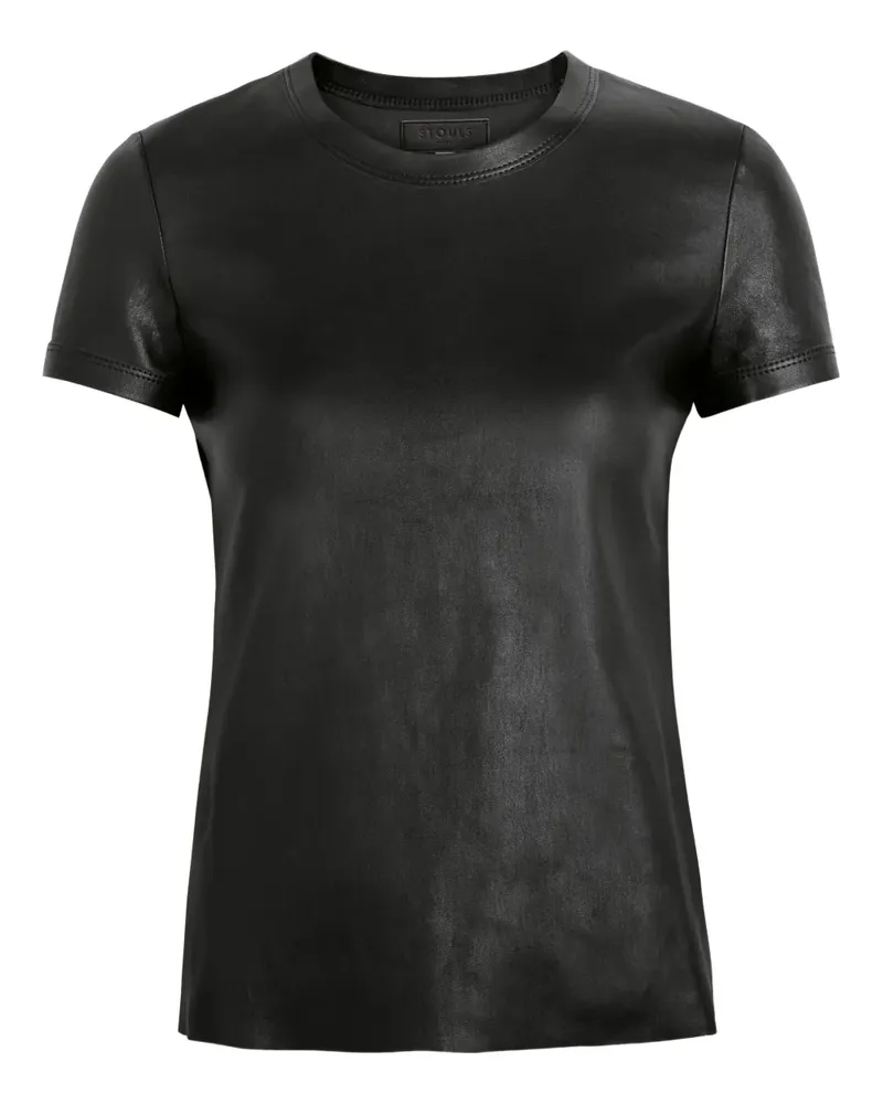 Stouls crewneck T-shirt - Schwarz Schwarz
