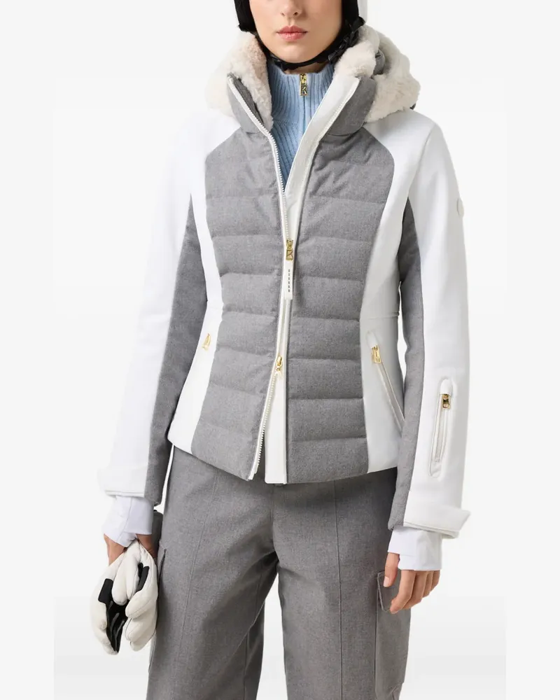 Bogner Linn hooded quilted ski jacket - Grau Grau