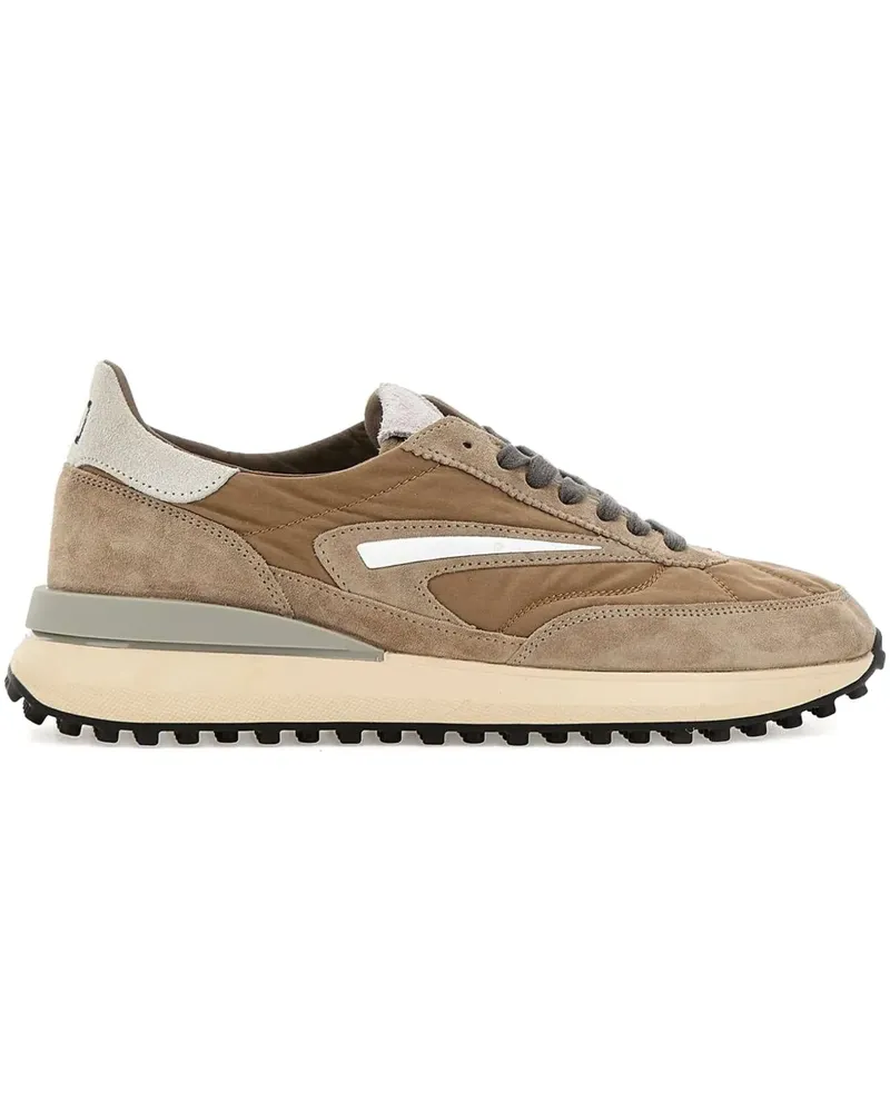D.A.T.E. Athleta Touch Sneakers aus Wildleder - Braun Braun
