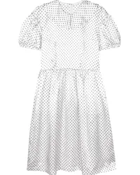 Comme des Garçons Kleid mit Polka Dots Weiß