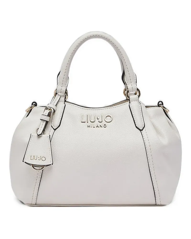 Liu Jo Tote Bag mit Logo - Weiß Weiß