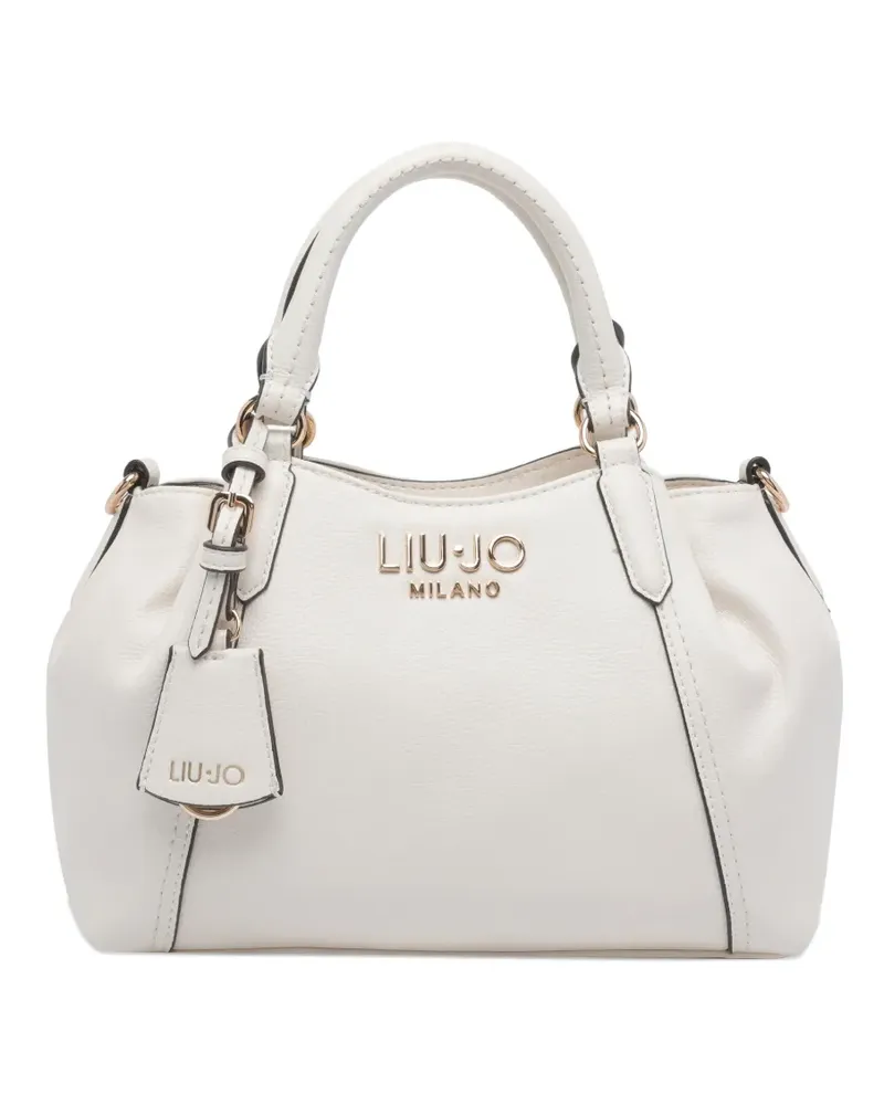 Liu Jo Tote Bag mit Logo - Weiß Weiß