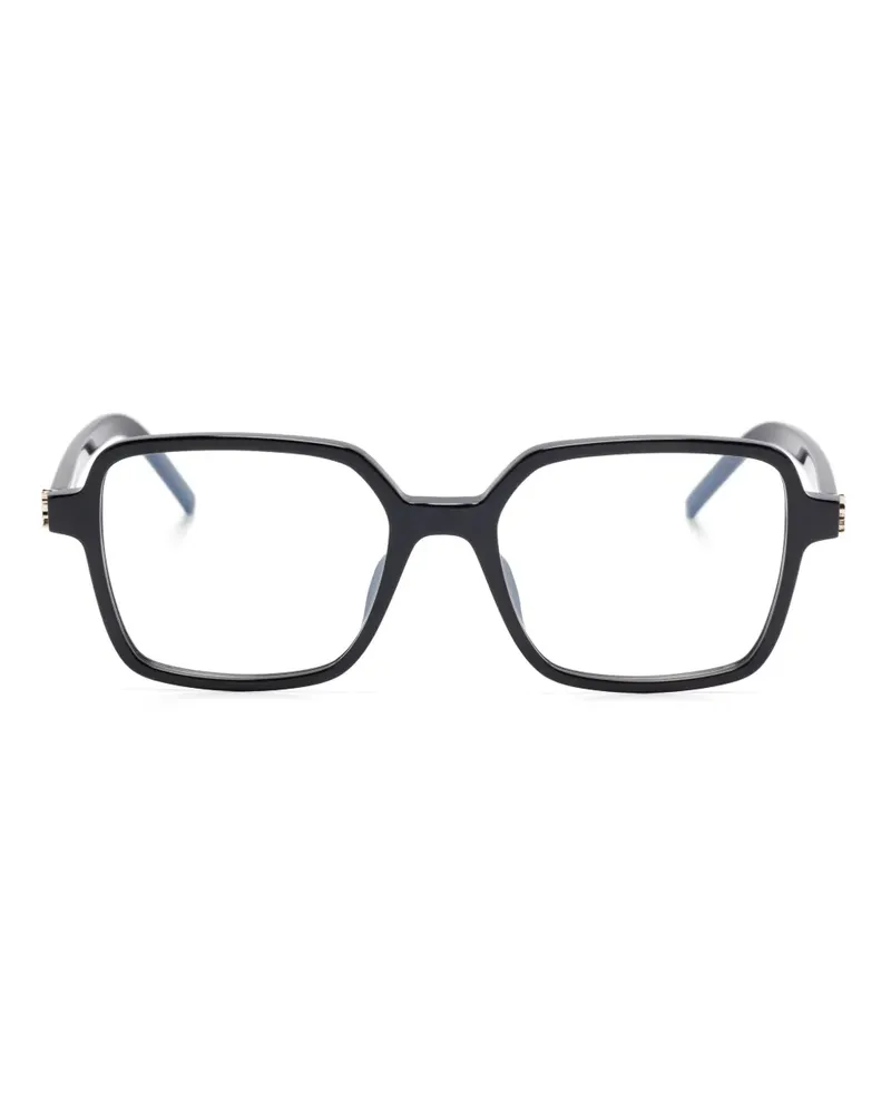 Saint Laurent Brille mit eckigem Gestell - Schwarz Schwarz