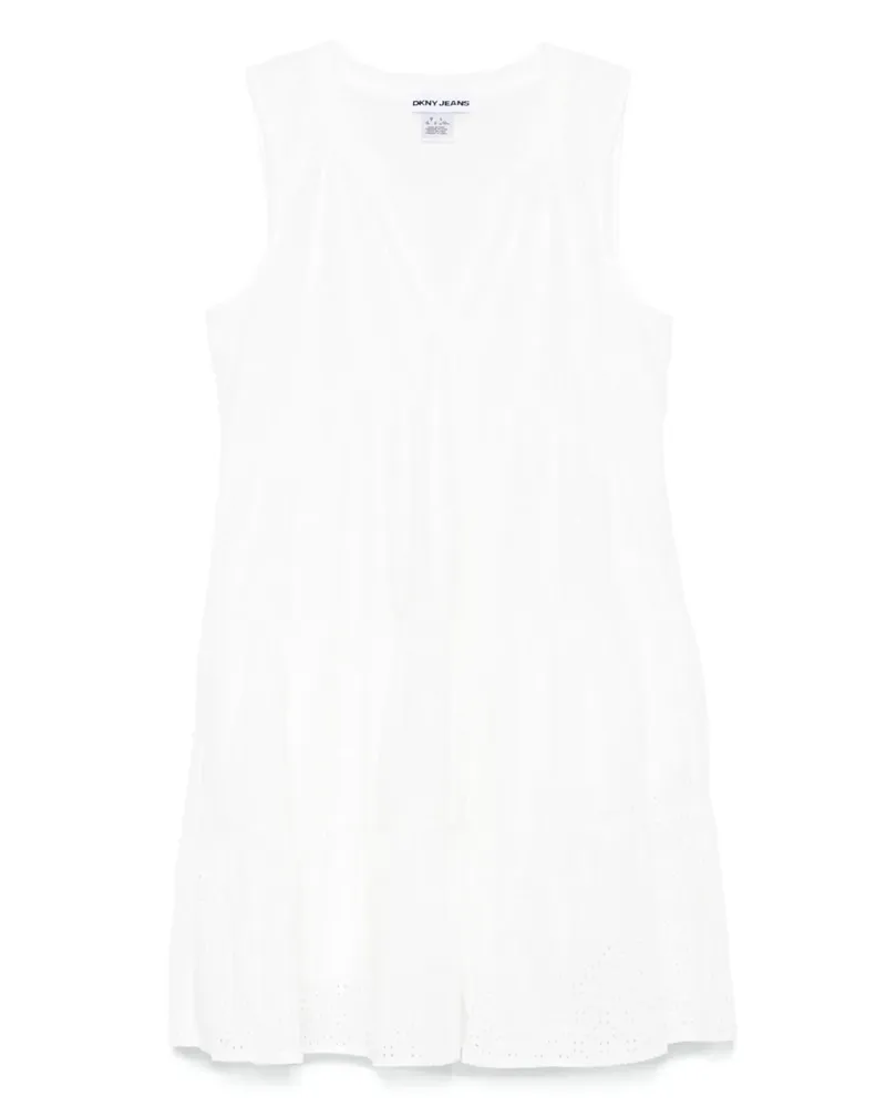 DKNY Minikleid mit Ösen - Weiß Weiß