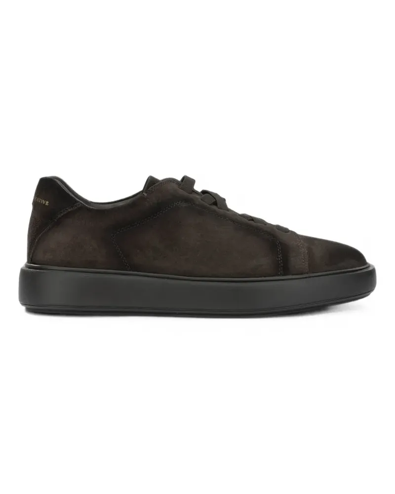 Officine Creative Italia Slouch 001 suede lace-up sneakers - Braun Braun