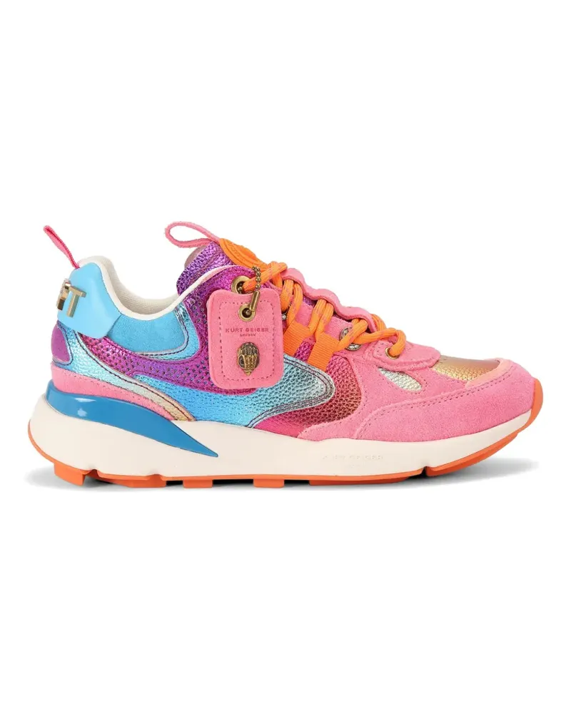 Kurt Geiger Kurt Lauf-Sneakers im Metallic-Look - Rosa Rosa