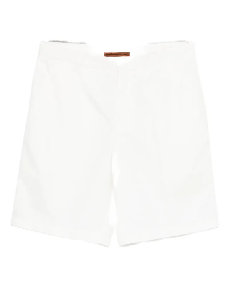 Ermenegildo Zegna belt-loop shorts - Weiß Weiß