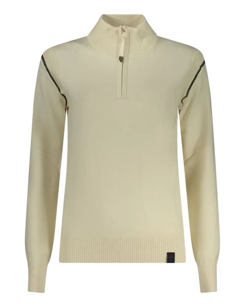 North Sails piped zip-up sweater - Nude Nude