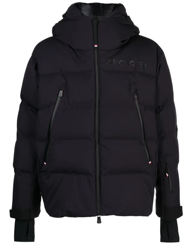 Moncler Gesteppte Kapuzenjacke - Blau Blau