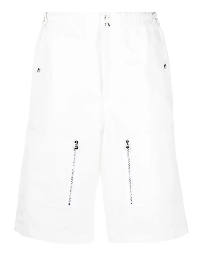 Alexander McQueen Bermudas mit mehreren Taschen - Weiß Weiß